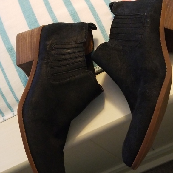 Tommy Hilfiger black ankle boots size 10 - Picture 3 of 7